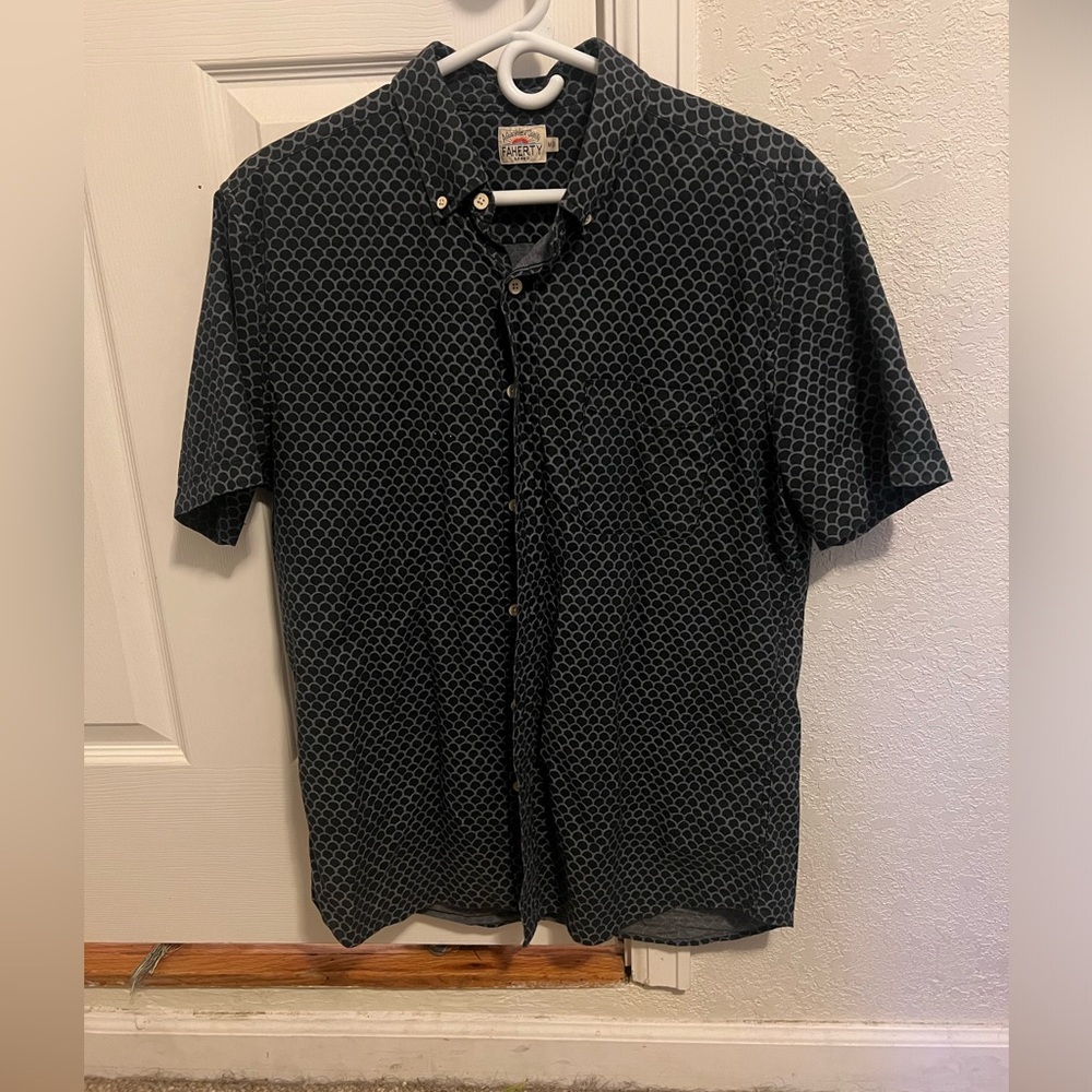 Faherty Breeze Short Sleeve Button Down